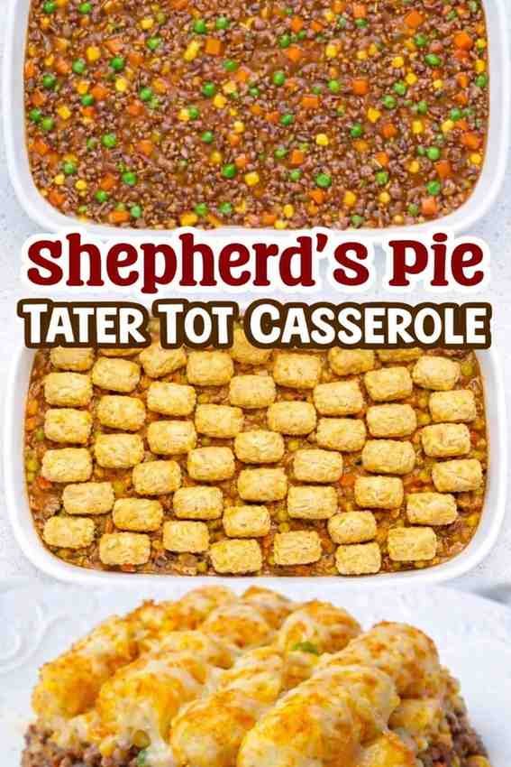Shepherd's Pie Tater Tot Bake