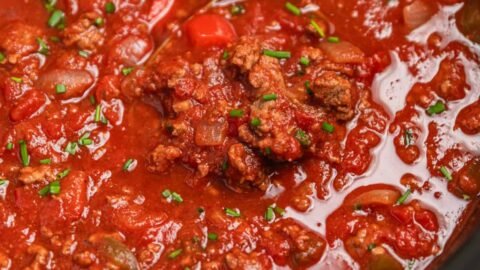 Simple Slow Cooker Chili Recipe (No Beans)