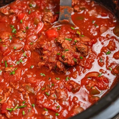 Simple Slow Cooker Chili Recipe (No Beans)