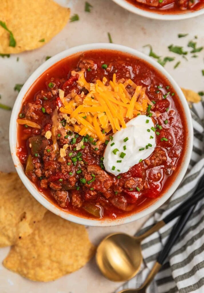 Simple Slow Cooker Chili Recipe (No Beans)