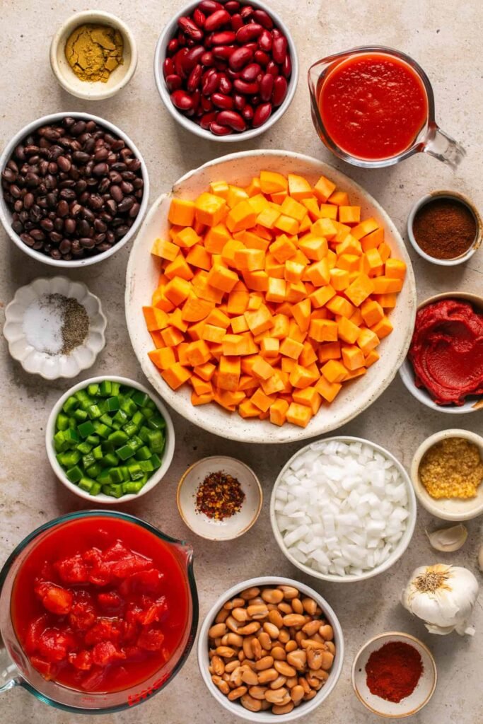 Slow Cooker Sweet Potato Chili
