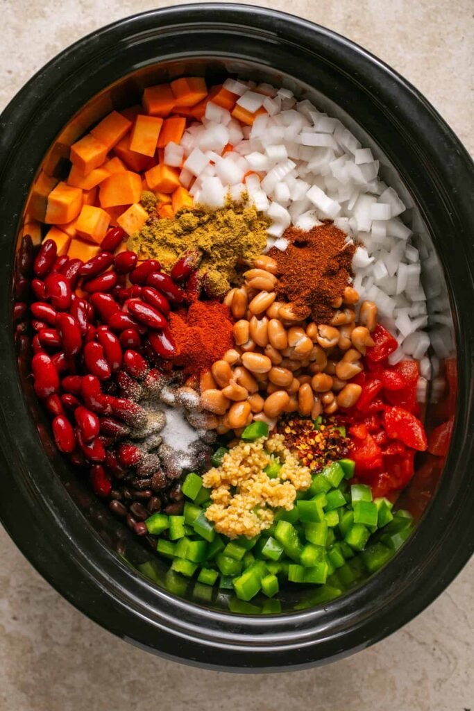 Slow Cooker Sweet Potato Chili
