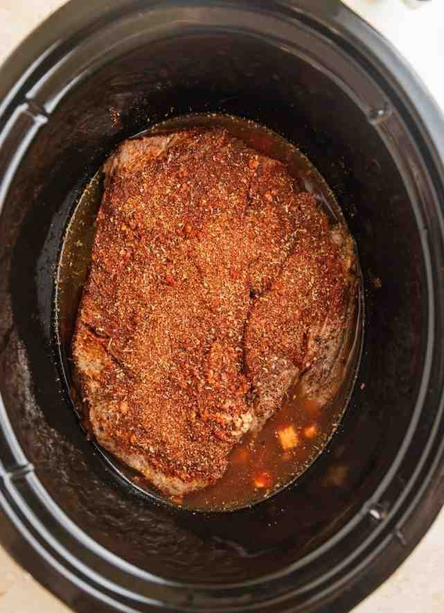 Slow Cooker Shredded Beef Tacos
