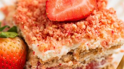 Strawberry Cream Cheese Icebox Cake