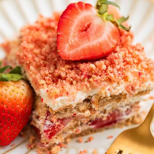Strawberry Cream Cheese Icebox Cake