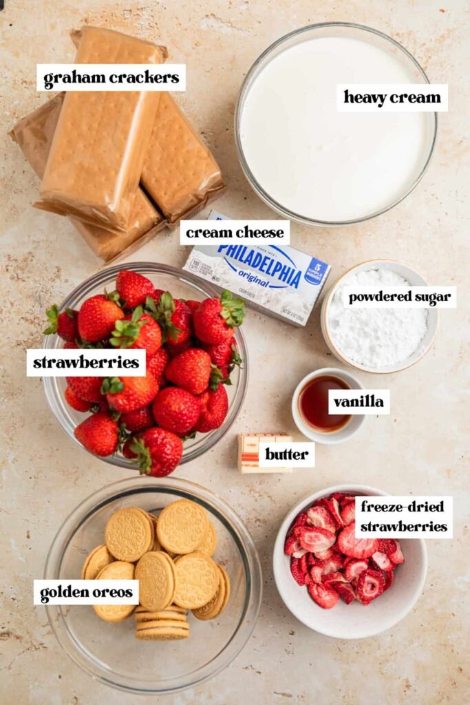 Strawberry Cream Cheese Icebox Cake