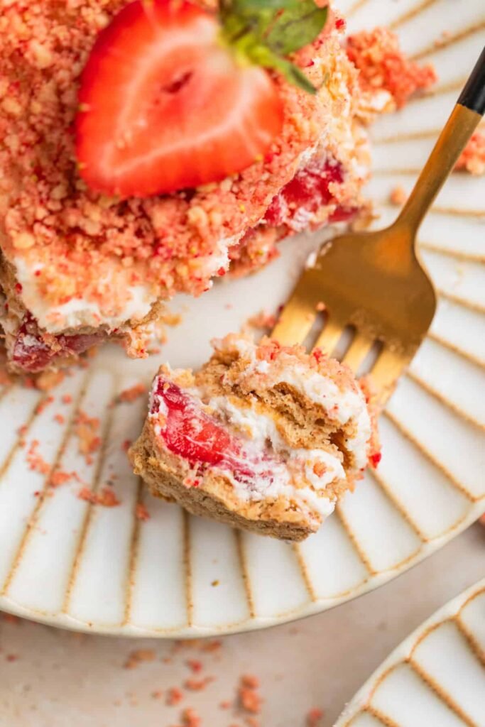 Strawberry Cream Cheese Icebox Cake