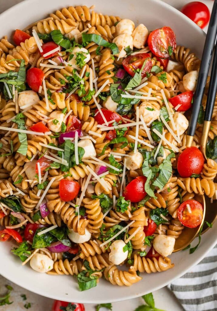 Tomato Basil Pasta Salad
