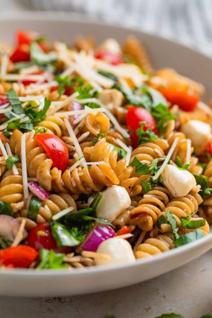 Tomato Basil Pasta Salad

