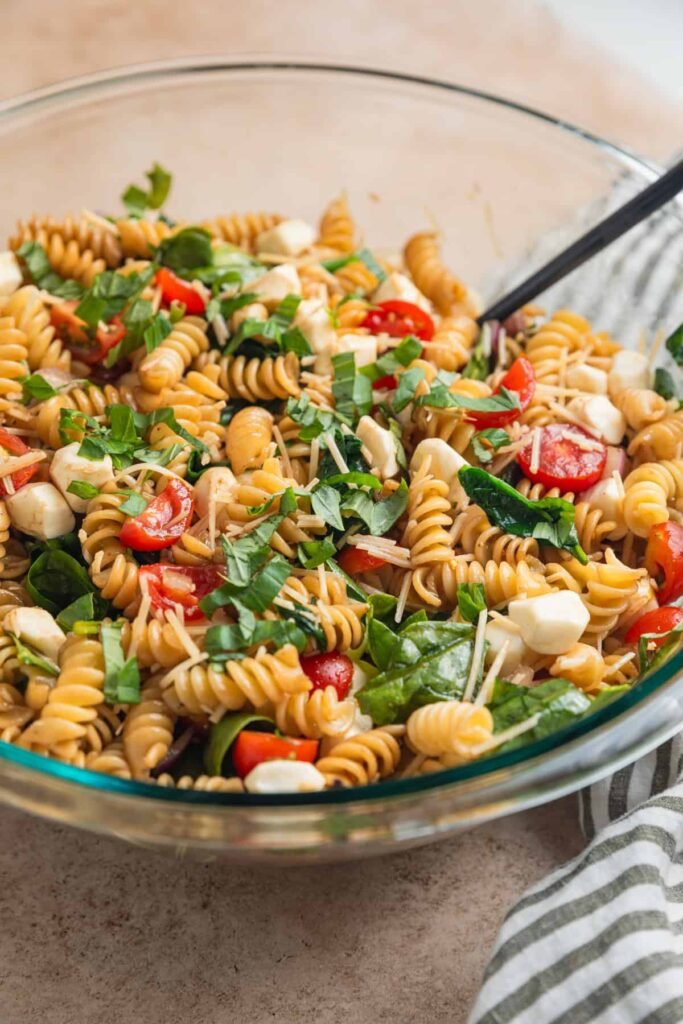 Tomato Basil Pasta Salad
