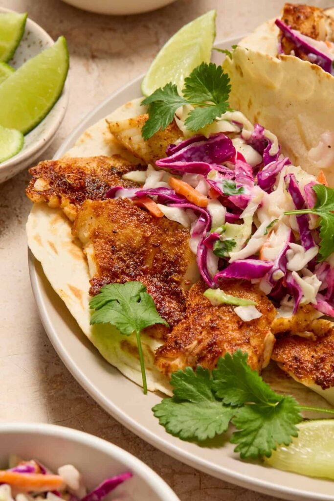 Air Fryer Fish Tacos