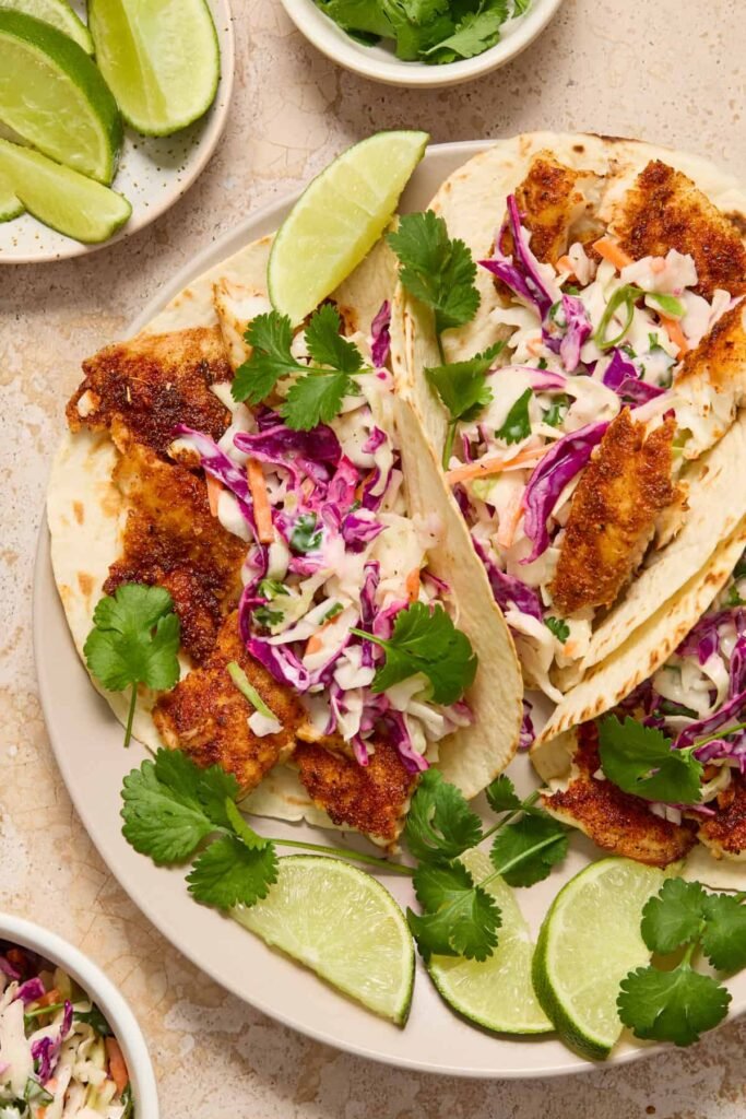 Air Fryer Fish Tacos 