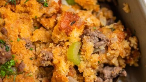 Beef and Cornbread Stuffing