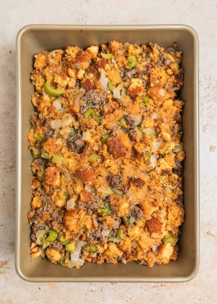 Beef and Cornbread Stuffing