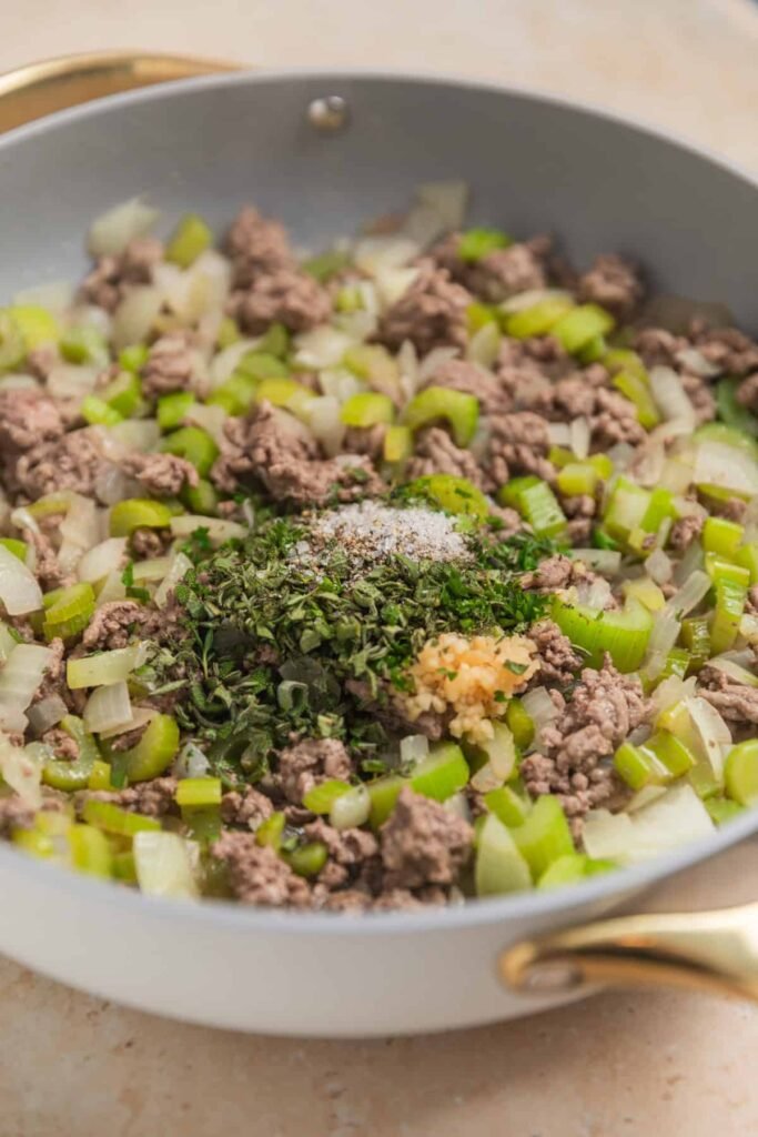 Beef and Cornbread Stuffing