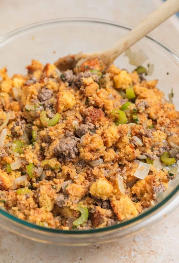 Beef and Cornbread Stuffing