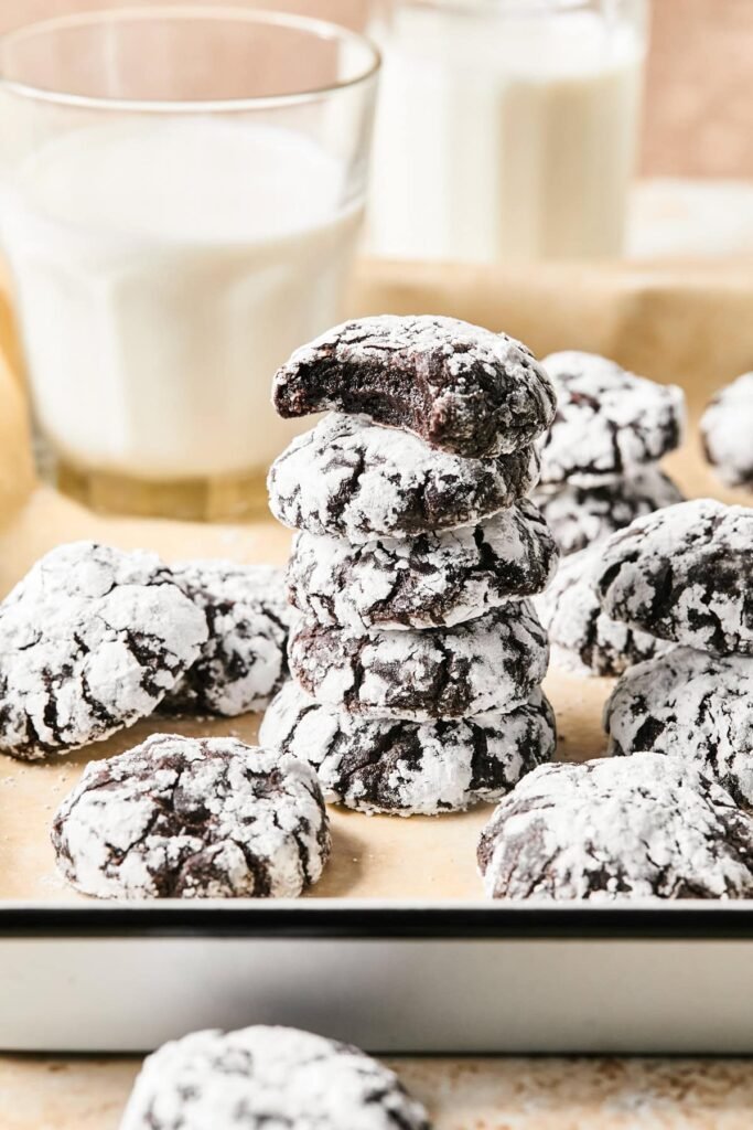 Brownie Crinkle Cookies