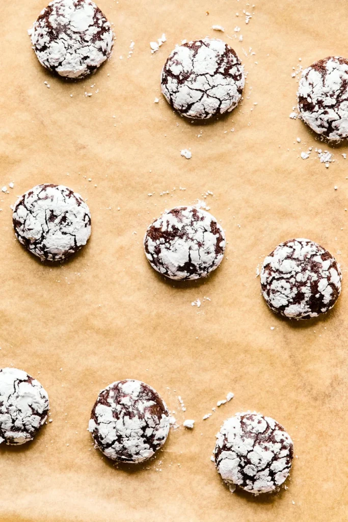 Brownie Crinkle Cookies