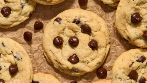 Eggless Chocolate Chip Cookies