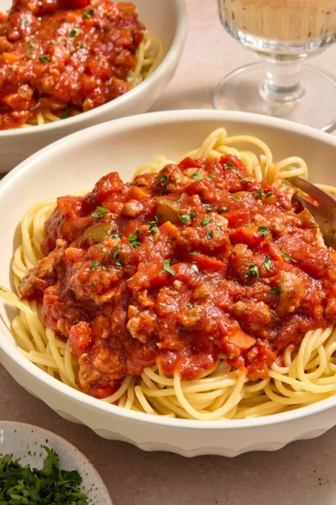 Ground Turkey Spaghetti Sauce