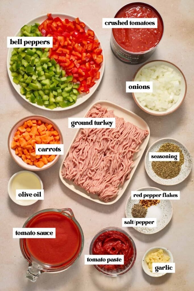 Ground Turkey Spaghetti Sauce