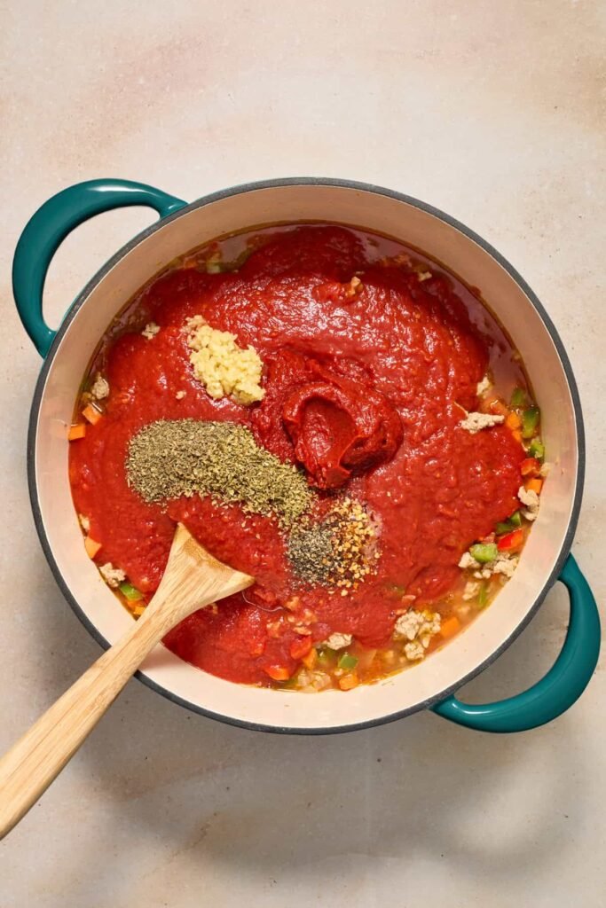Ground Turkey Spaghetti Sauce