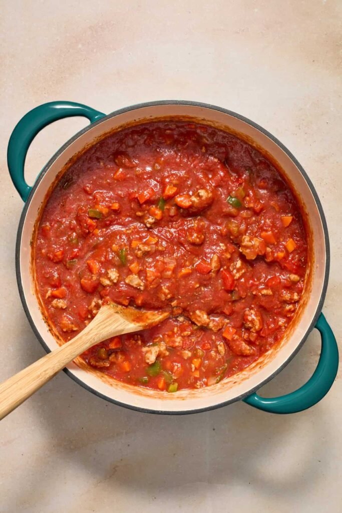 Ground Turkey Spaghetti Sauce