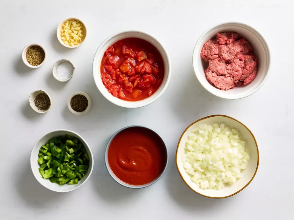 Homemade Spaghetti Sauce with Ground Beef