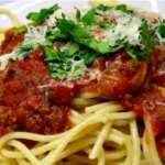 Homemade Spaghetti Sauce with Ground Beef