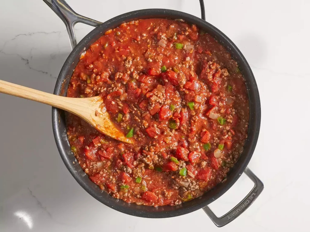 Homemade Spaghetti Sauce with Ground Beef