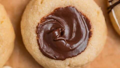 Nutella Thumbprint Cookies