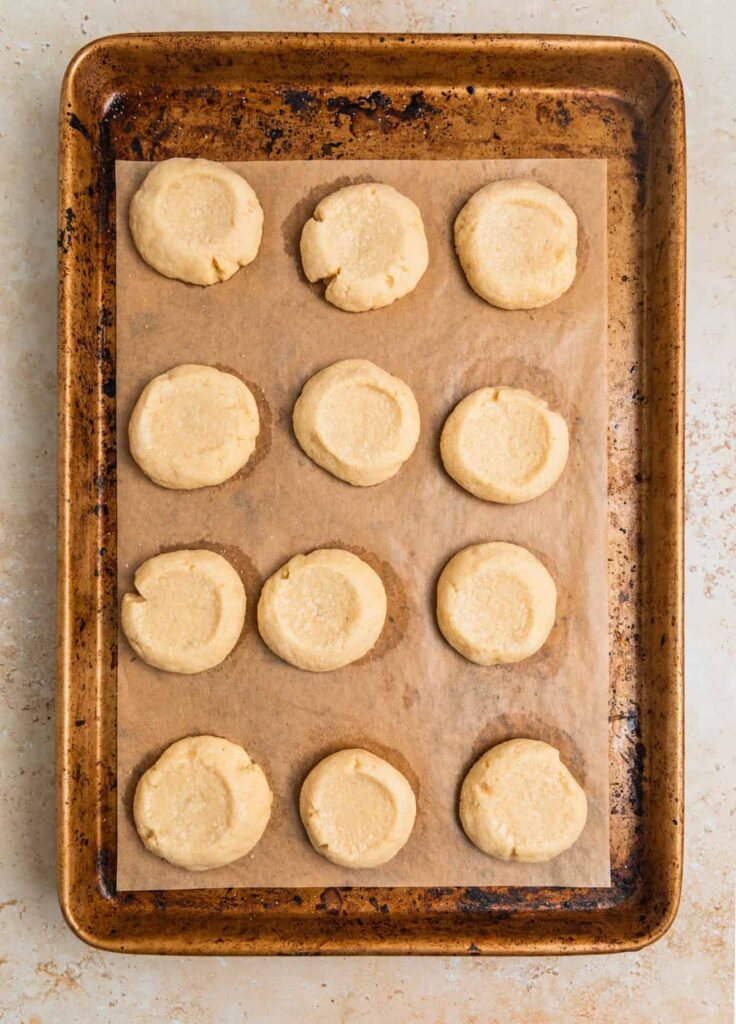 Nutella Thumbprint Cookies