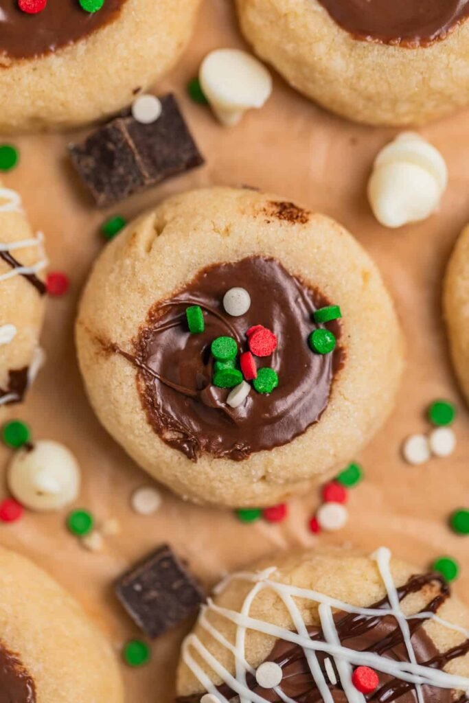 Nutella Thumbprint Cookies