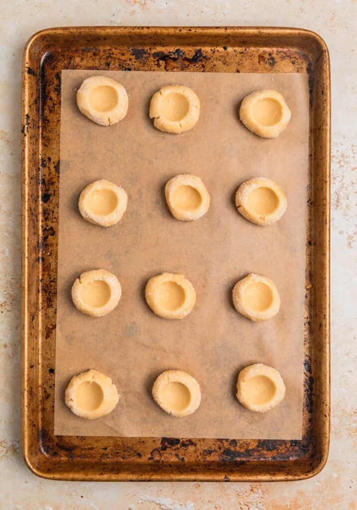 Nutella Thumbprint Cookies