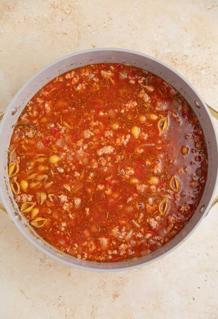 One-Pot Ground Turkey Pasta