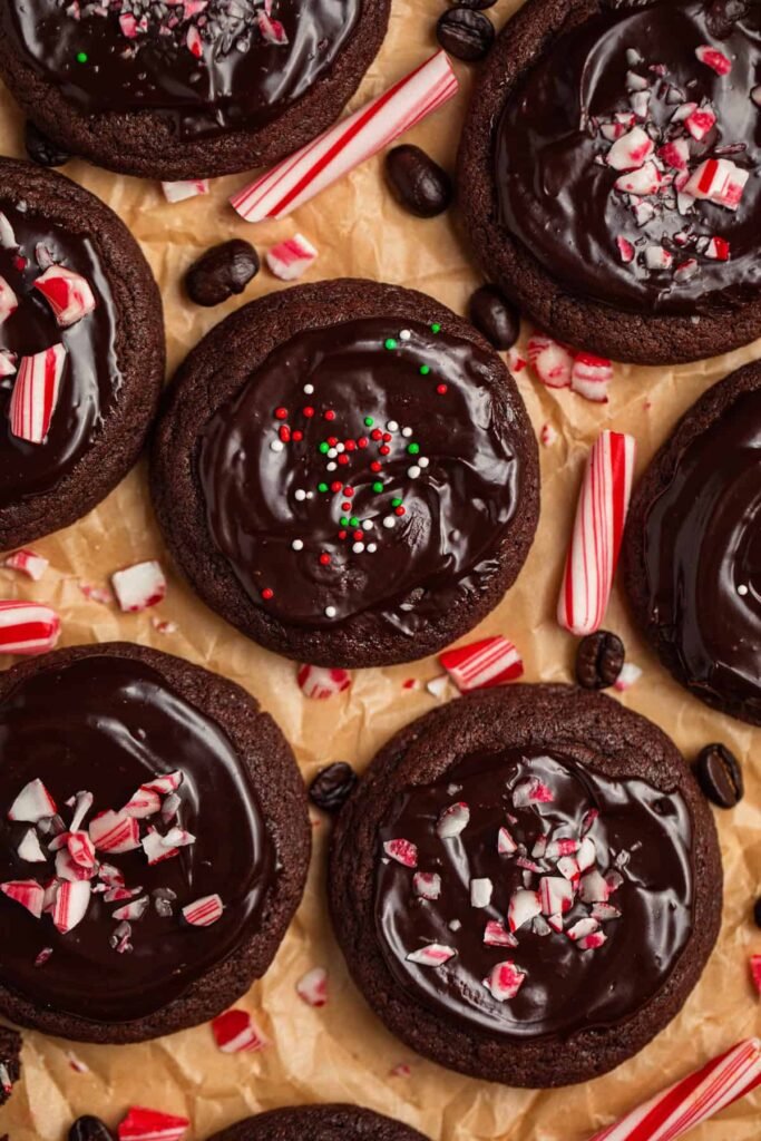 Peppermint Mocha Cookies
