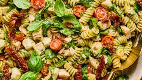 Pesto Chicken Pasta Salad
