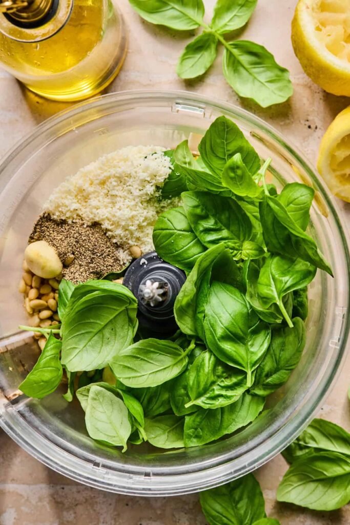 Pesto Chicken Pasta Salad

