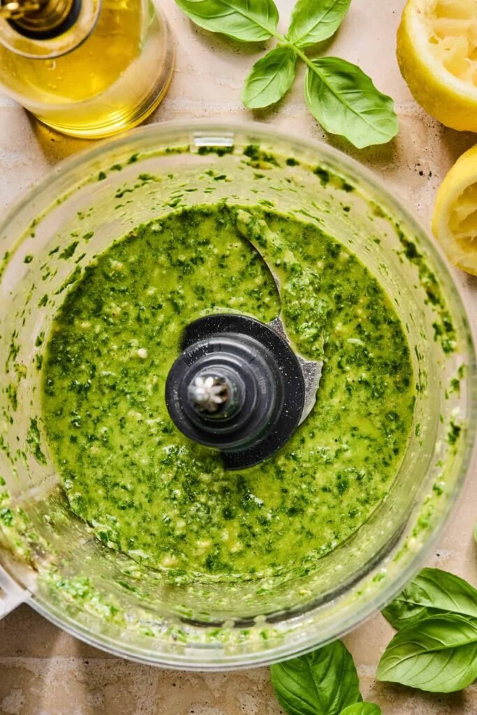 Pesto Chicken Pasta Salad
