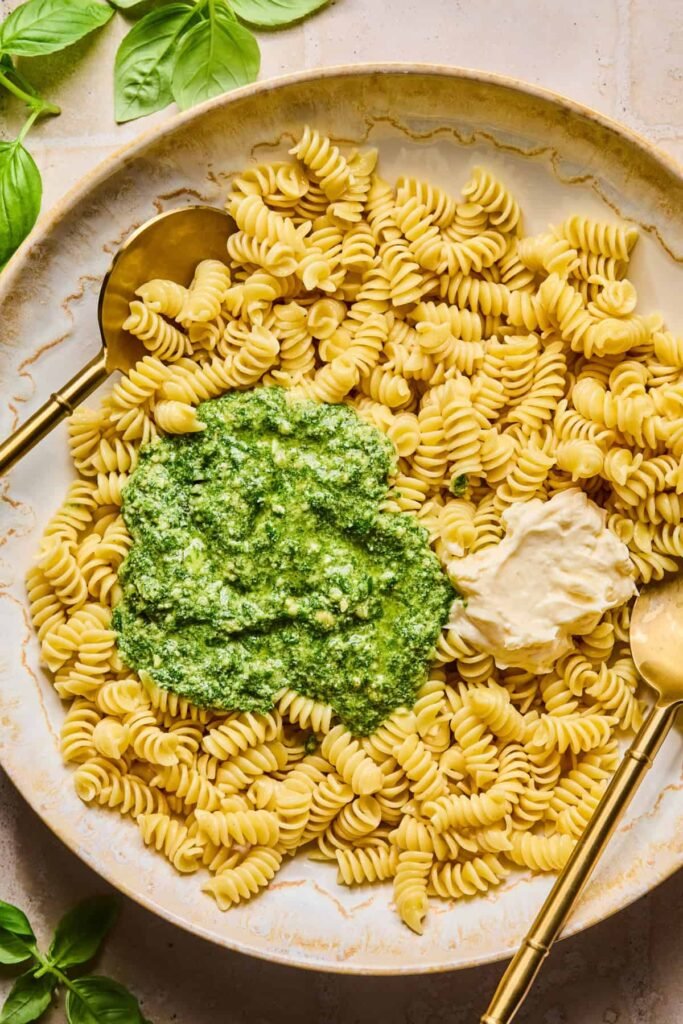 Pesto Chicken Pasta Salad
