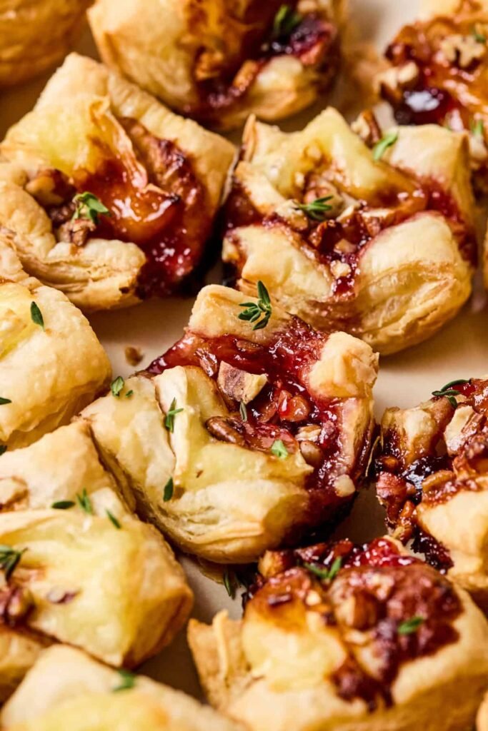 Puff Pastry Brie Bites