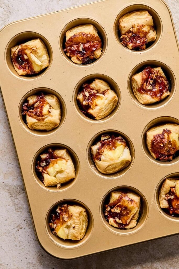 Puff Pastry Brie Bites
