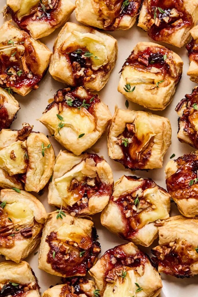 Puff Pastry Brie Bites
