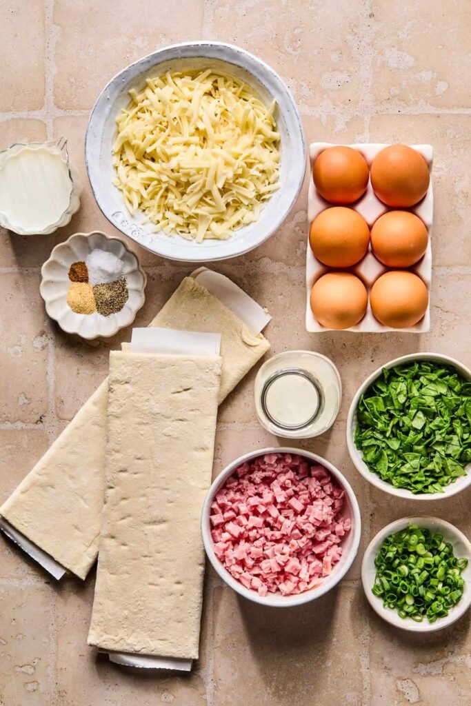 Puff Pastry Quiche

