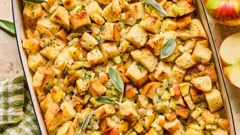 Simple Apple Sage Stuffing