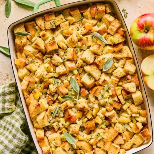 Simple Apple Sage Stuffing