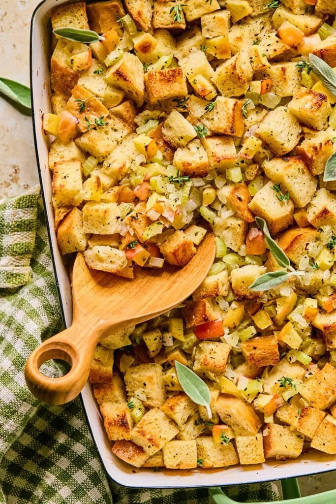 Simple Apple Sage Stuffing