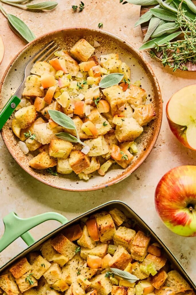 Simple Apple Sage Stuffing