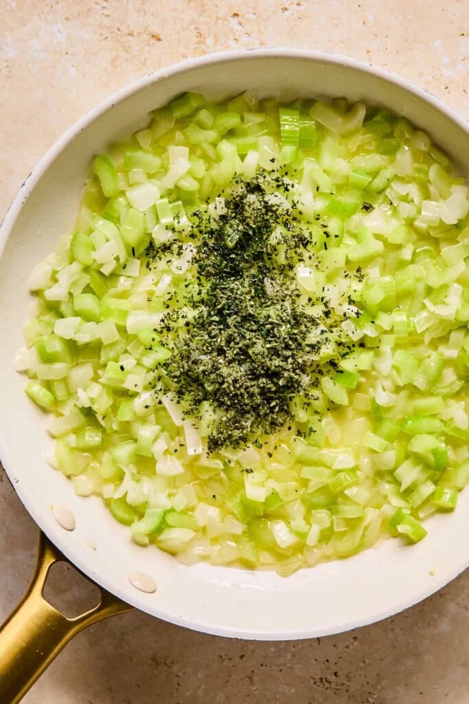 Simple Apple Sage Stuffing