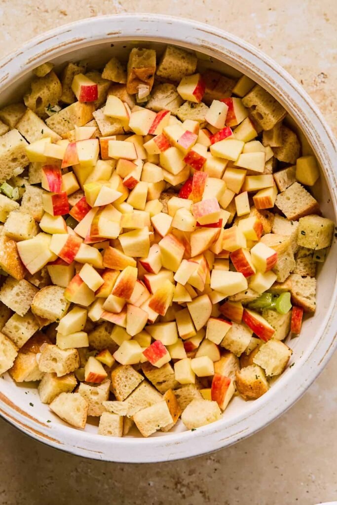Simple Apple Sage Stuffing